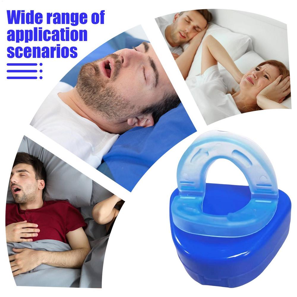 Anti Snoring Mouthpiece Reusable Snore Device Stopper Reduce Snoring Aid Snore Solution for Comfort & Easy Breathing