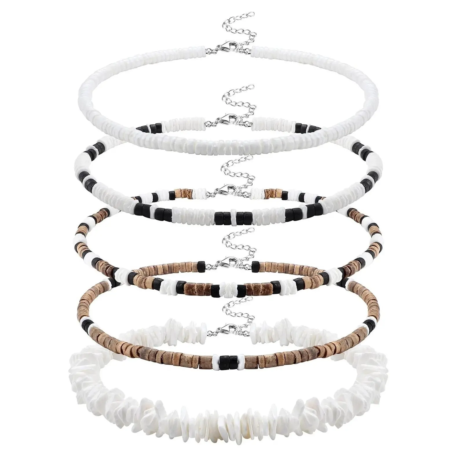 Puka Shell Necklaces for Men Women Summer Beach Surfer JewelryGift
