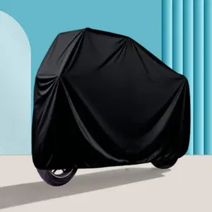 Heavy-Duty Motorcycle Dust Cover Protector, 100% Waterproof, Tear-Resistant Thick Fabric, Easy to Wipe Clean, Protects From Rain, Snow, Frost
