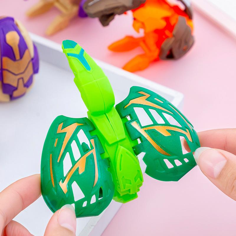 10 Pcs Dinosaur Egg Toys Set, Capsule Kit, Transformable & Twisted Design, Perfect Birthday Party Favors, Classroom Prizes, Christmas Gifts (random), Random Surprise Set, Colorful