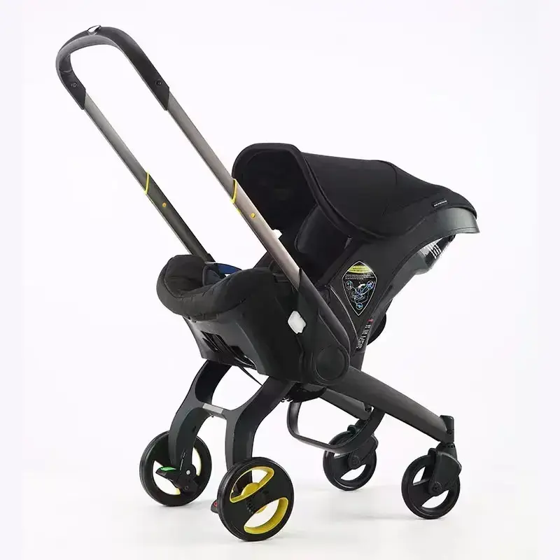 (No Base) Foldable Lightweight Newborn Travel Stroller - High-Quality Multifunctional Baby Stroller with 5-Point Seat Belt & Chest Clip, Suitable for 3-6 Months Babies