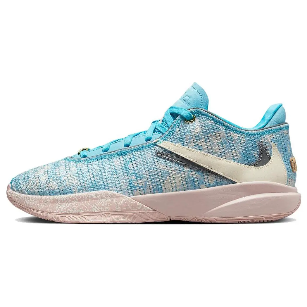 Nike LeBron 20 All-Star Low-Top Basketball Shoes for Men – Blue and Beige Verifiable, with credentials and supporting global authentication
