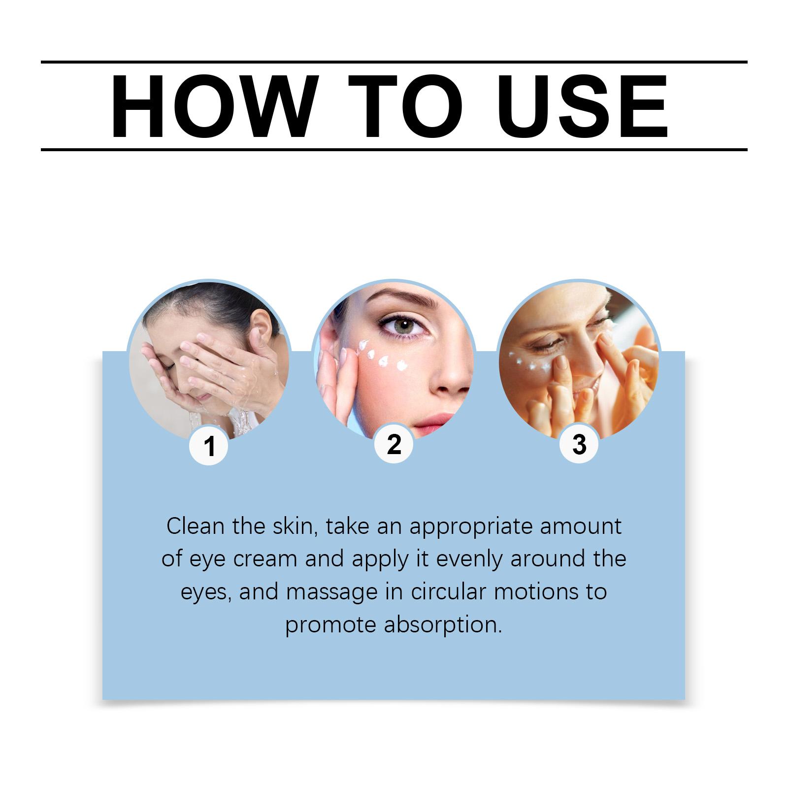 HOYGI Immediate Firming Eye Serum, Instant Eye Lift & Dark Circle Corrector with Acetyl Hexapeptide-8 + Collagen, Vitamin C Brightening, Panthenol + Vitamin E Deep Nourish, Lightweight Non-Greasy for All Skin, Daily Anti-Aging Care serum ginseng