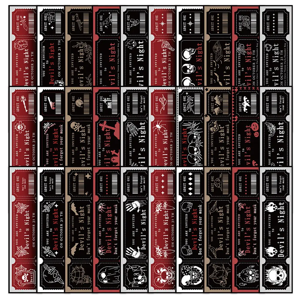 30pcs Double-sided Skull Bookmark-an Uplifting Office Gift Perfect for Expressing Your Personality. An Excellent Choice for Halloween, Featuring An Inspiring Design That Brightens Up Your Workspace. Workplace