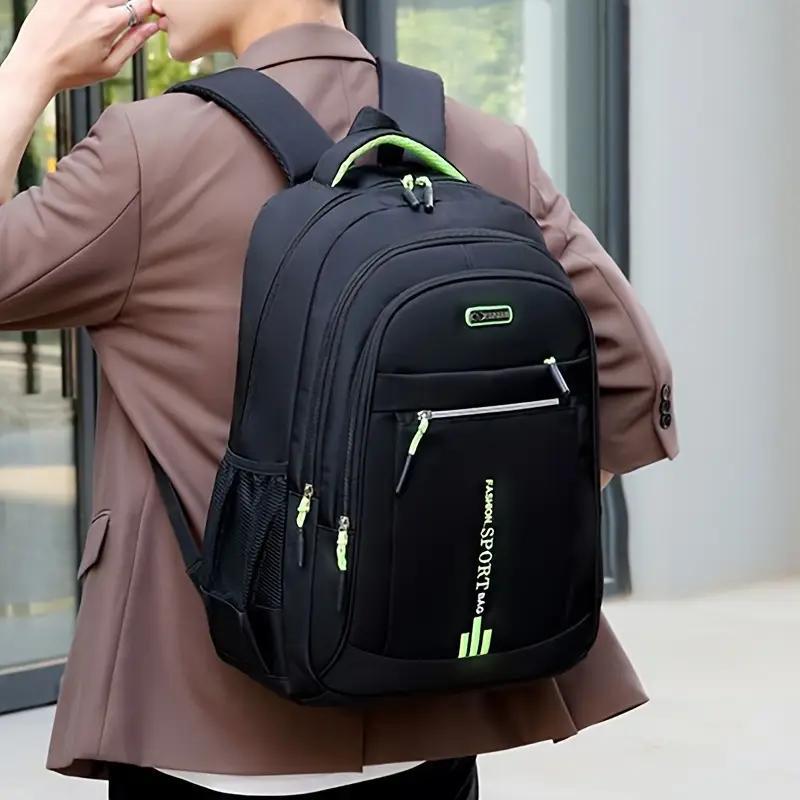 Seamless Transition Backpack for the Busy Professional Large Capacity Durable Casual Backpack for Office School and Business Trips Featuring a Dedicated Padded Laptop Compartment