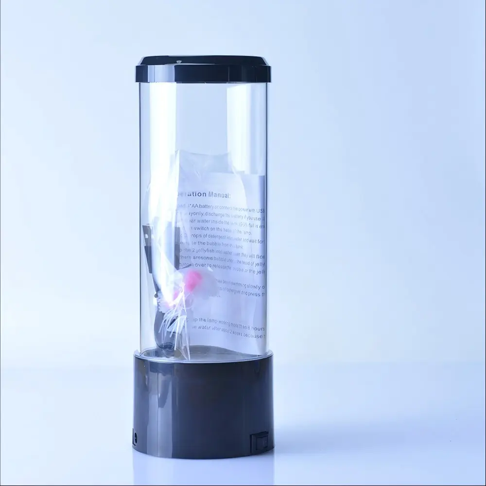 LED Jellyfish Night Light USB Powered, Warm Room Lamp for Bedroom/study, Eye-Friendly Atmosphere Light, Relaxing Soft Lighting, Easy Installation, Gift Idea, LED Ambient Lighting