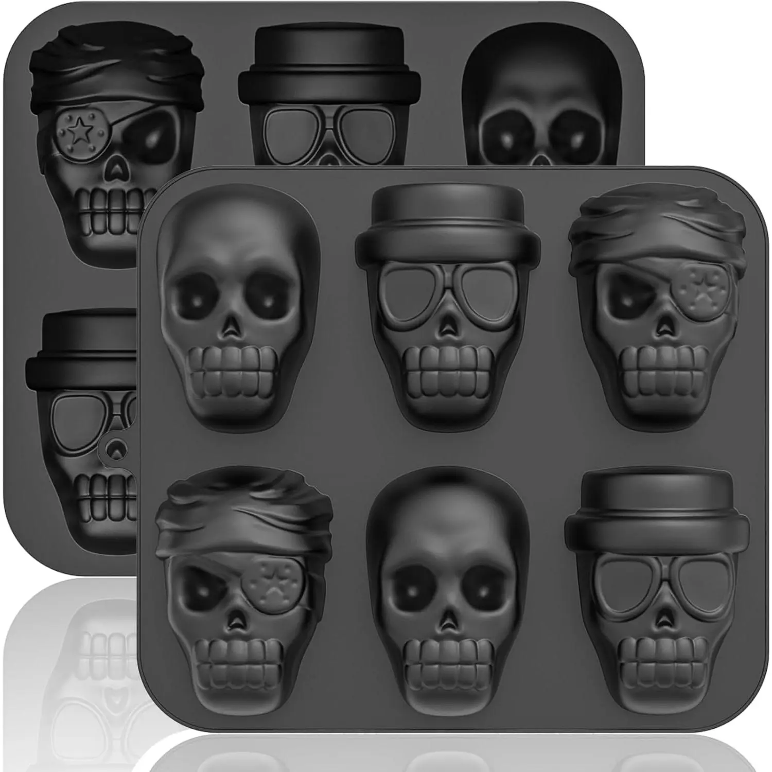 3 count Rectangle Soap Molds 6-Cavity  Mold for  Craft