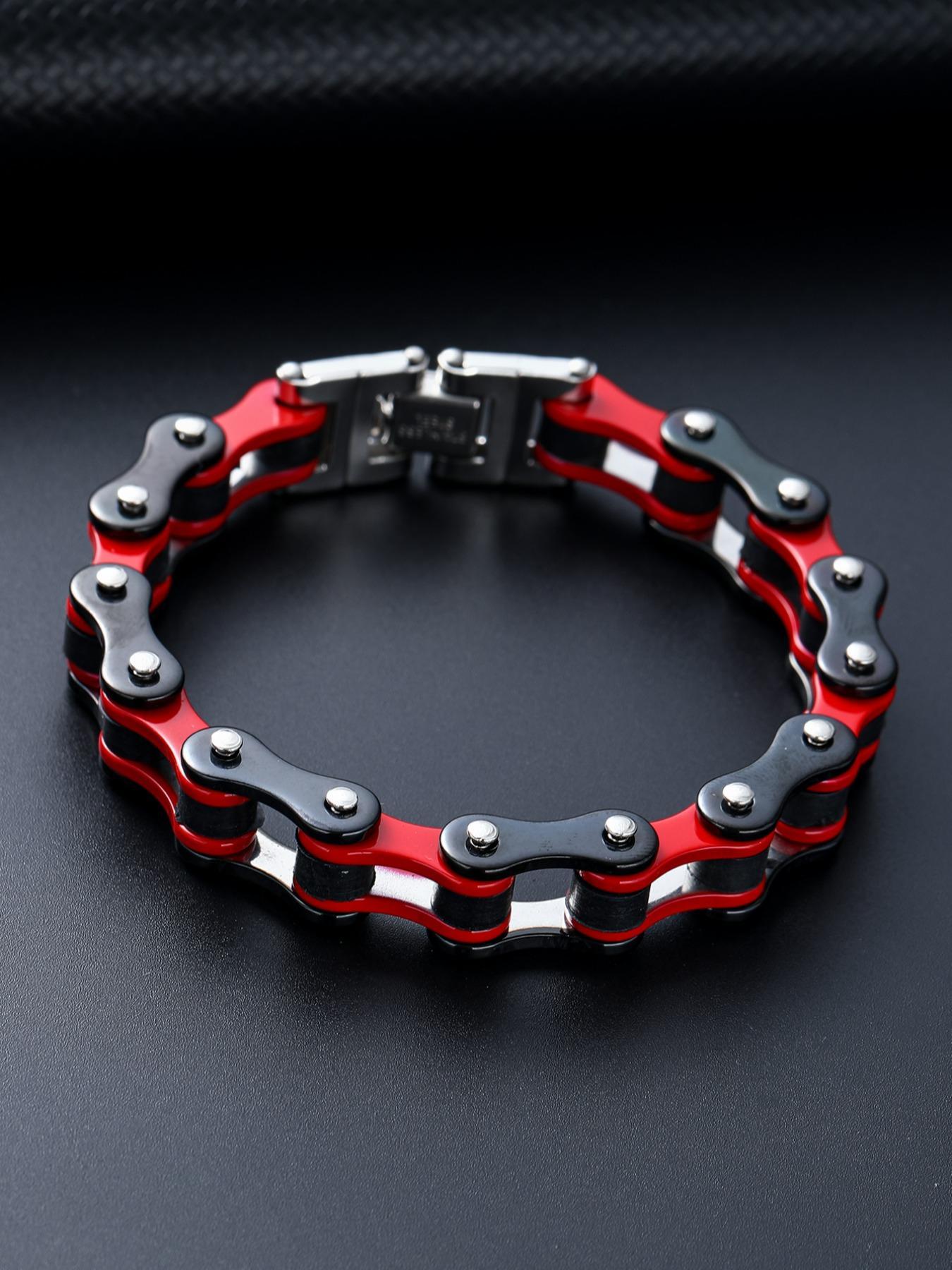 Punk Style Chain Summer Bracelet, Versatile Accessory, Fashionable Hand Jewelry for Men for Party, Daily Clothing Decor, Trendy Bracelet Design Hand Chain Jewelry for Birthday Gift, Gf and Bf Bracelets, Exquisite Trendy Bracelet