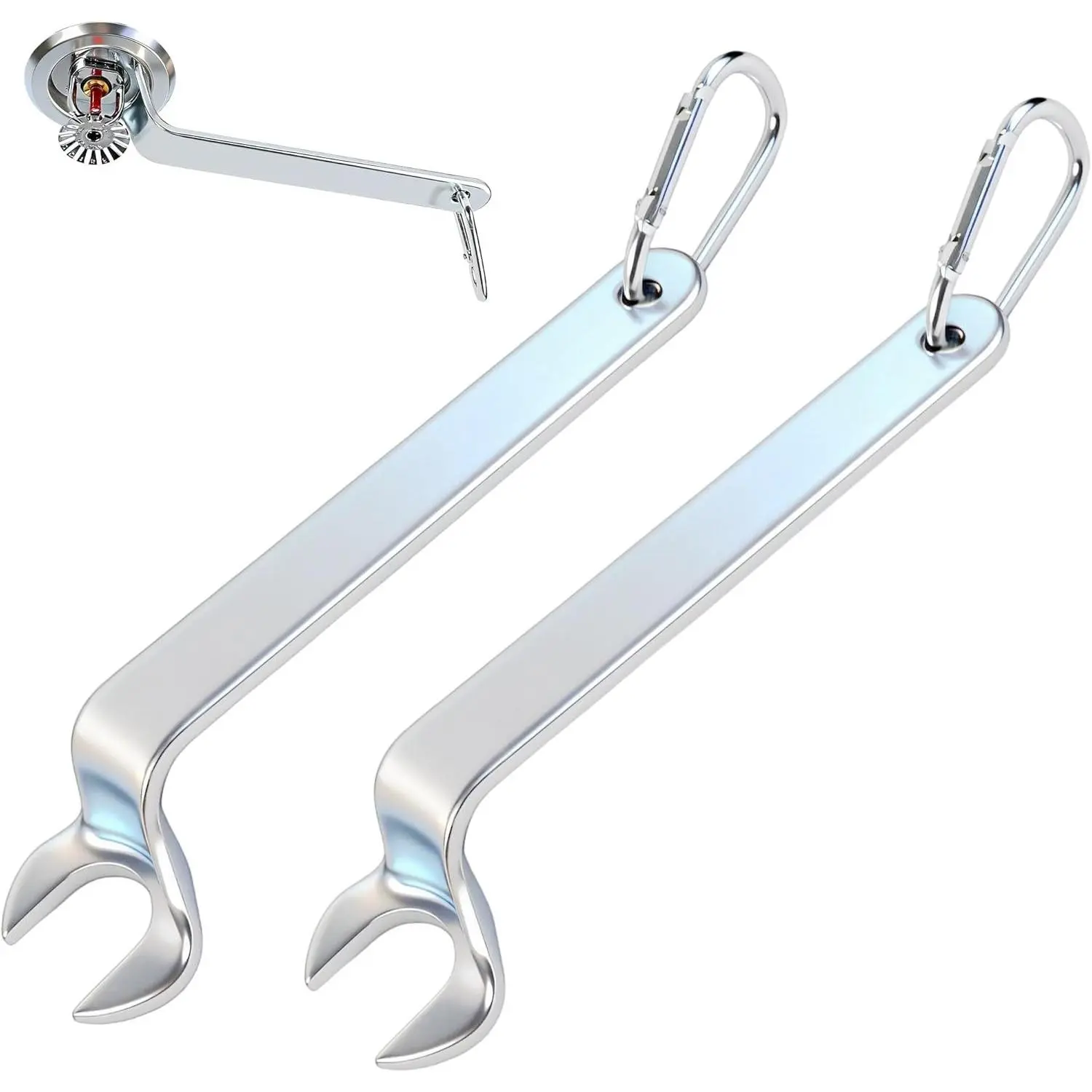 Women's Fire Safety Tools Set (2 Pack) - Metal Sprinkler Wrench Fits 1/2" Semi-Recessed, Concealed, Exposed Sprinkler Heads