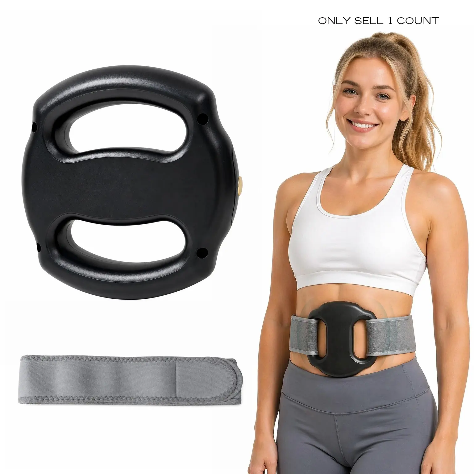 Electric Full Body Fascia Ring Massager, Fascia Reliever, 3 Modes and 5 Intensities, Vibrating Hands-Free Electric Massage Ring, Ideal Gift for Men and Women