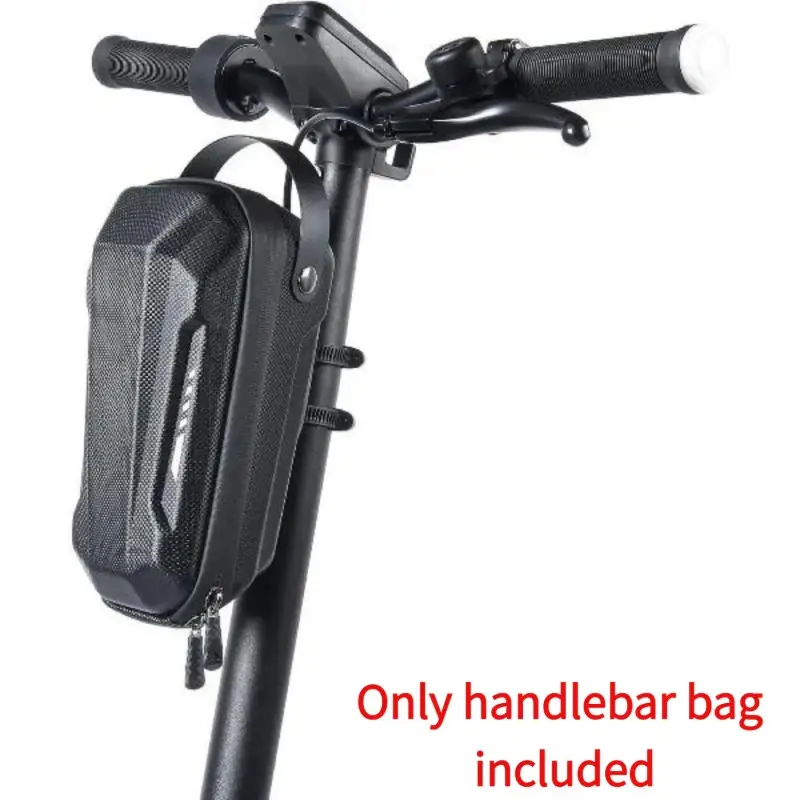 2L Waterproof Hardshell Scooter Handlebar Bag, Quick Release Scooter Storage Pouch, Portable Electric Scooter Bike Front Bag for Charger Repair Tools Organizer, Ebike Accessories, E Bikes Accessories