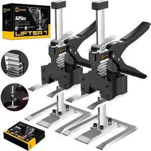 330LB Labor Saving Arm Jack 12 Inch Multi-Function Lever Lift Tool, 6.7" Height Adjustment Range for Furniture Lifting, Drywall Lift, Wall Tile Locator, Door Panel Installation