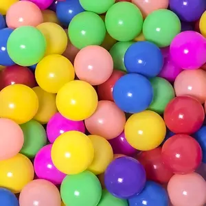200/500/1000/2000 Count Soft Plastic Ball Pits Balls Colorful Play Pits Balls for Pet Dogs Ball Pits 2.2" Large Phthalate Free Bpa Free Balls for Toddlers 1-3 Baby Kids