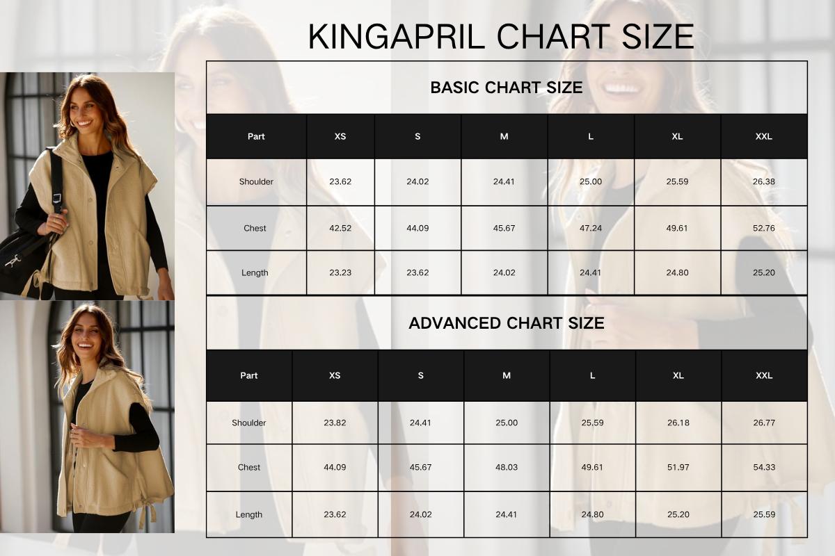 Oversized Sherpa Outerwear Vest for Women, Boxy Funnel Neck Sleeveless Tops with Pockets, Casual Button Down, Outwear, Solid, Basic