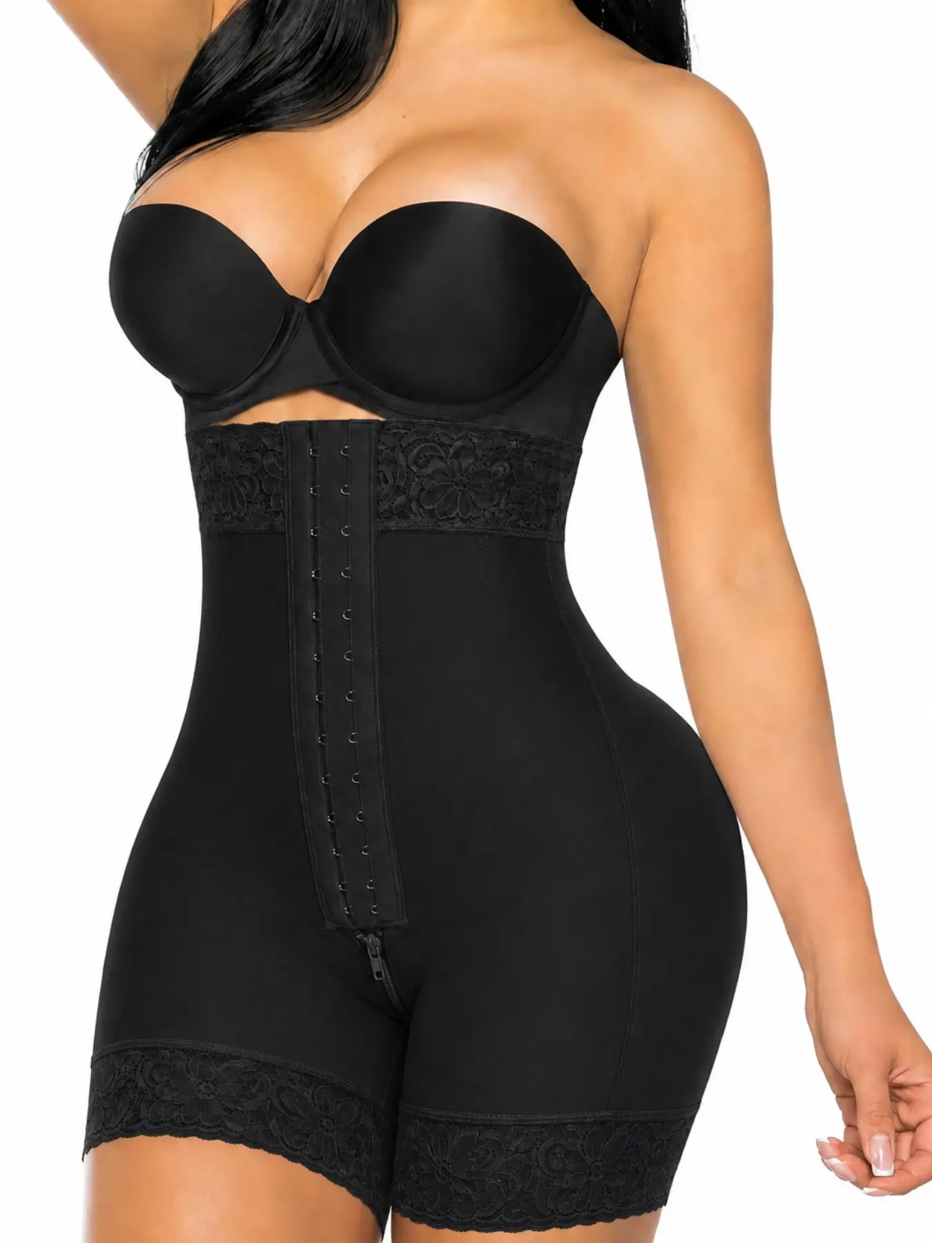 1 Count High Waist Compression Shapewear Shorts, Fajas,Women Tummy Control Butt Lift Panty, Waist Trainer Girdle, Triple-Breasted Women's Colombian Shapewear Bottoms, Tight-Fitting Panties, Body Shaper Briefs, Suitable For Various Occasions, Sports