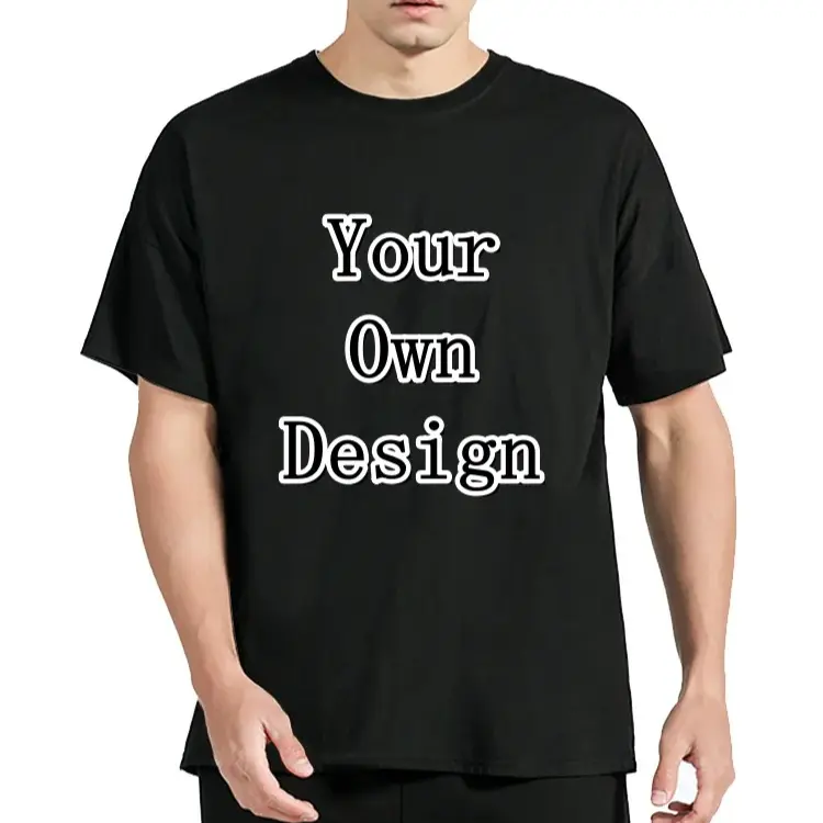 Custom T Shirt Mens Custom Logo Text Photo Printed Front Back Graphic Tee Personalized Short Sleeve Tops Unisex Apparel