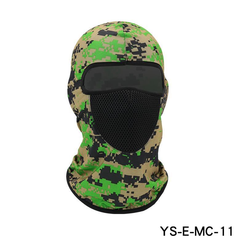 Ice silk printed hat, outdoor cycling hood, face mask, breathable liner, bicycle mask, hood hat