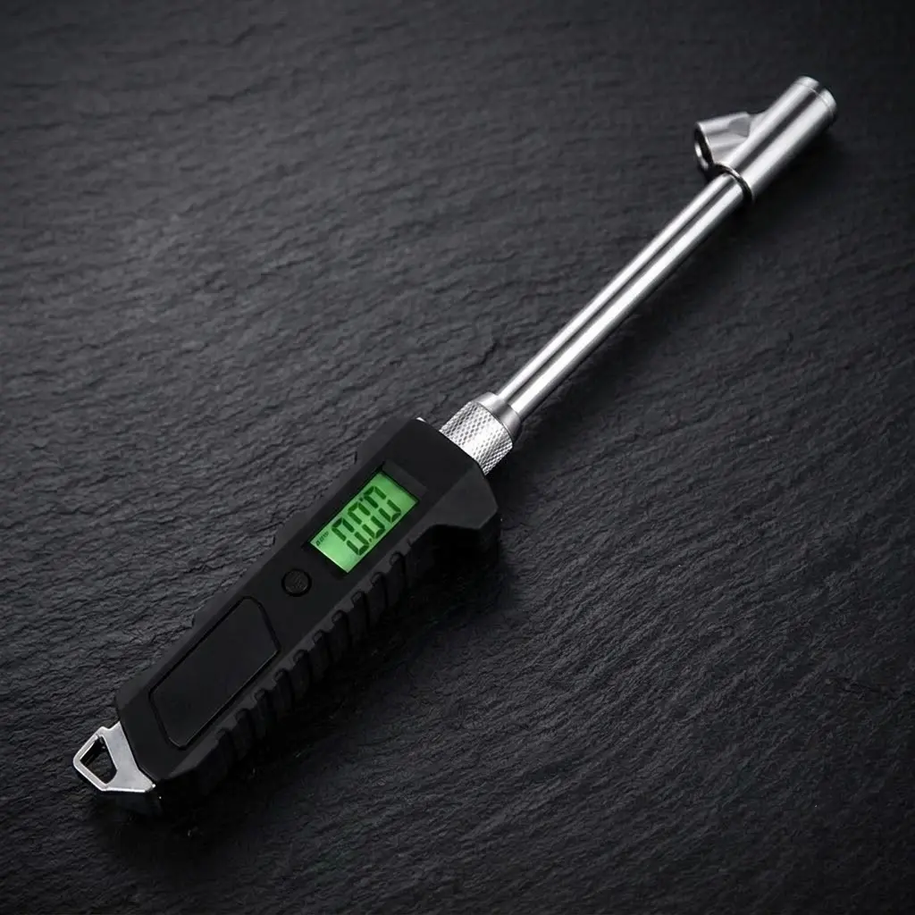 Car Tire Pressure Gauge Digital Tire Pressure Gauge Stainless Steel Truck Car LCD Flashlight Vehicle Tester Ergonomic Labor Saving Design Car Repair Tools Birthday Gift