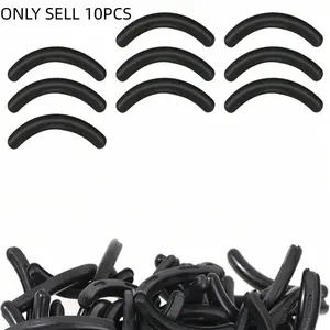 Universal Eyelash Curler Refill Pads Soft Black Rubber Replacement Strips Long Lasting Elasticity Gentle on Lashes Creates Natural Curl Essential Makeup Tool Refill