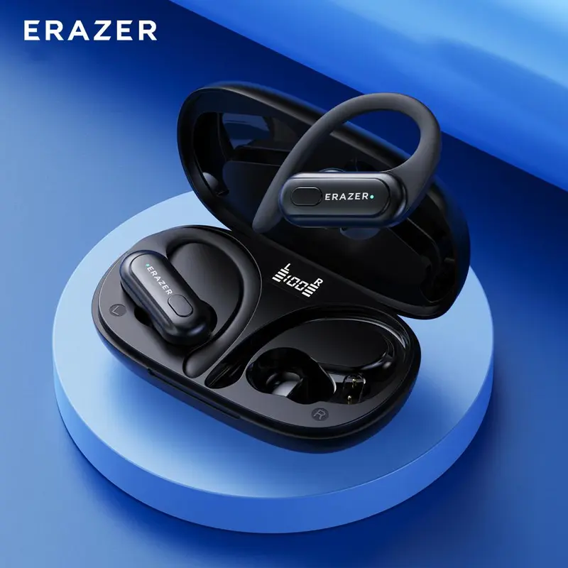 Product Introduction of ERAZER XT60PRO True Wireless Earbuds with Built-in Microphone，Battery LED Display, IPX5 Waterproof Sports Earphone, Fall Gift 37