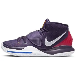 Nike Kyrie 6 Grand Purple Mid-Top Performance Basketball Shoes for Men and Women Verifiable, with credentials and supporting global authentication