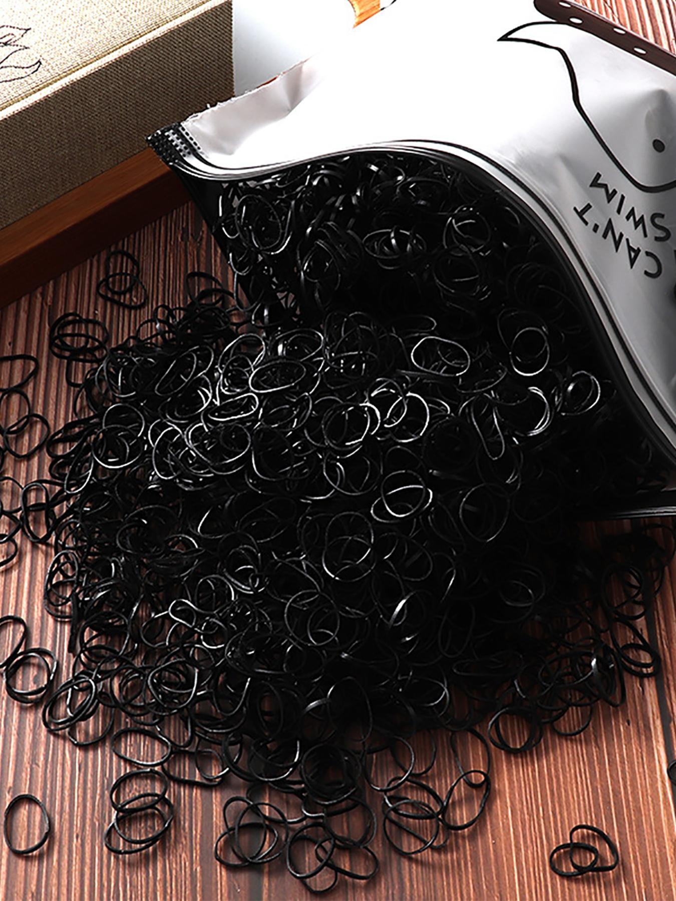 Simple Plain Color Rubber Hair Ties, Casual Hair Accessories for Girls and Women, Minimalist Headwear Suitable for Daily Life Party