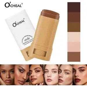 Solid Color Moisturizing Essence Stick, Even Skin Tone, Natural Bare Makeup Effect, Long-Lasting Hydration, Lightweight Formula, Multiple Shades Available