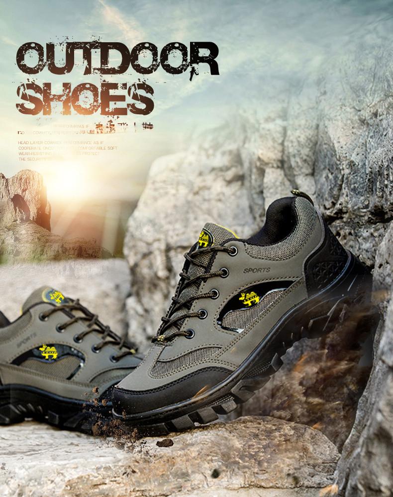 UYCEKK Men'S Hiking Shoes| Round Toe Lace-up Outdoor Sports Shoes, Casual Running Shoes, Trendy Comfortable, Spring Summer 2026 New Arrival, Perfect for Father'S Day & Back to School