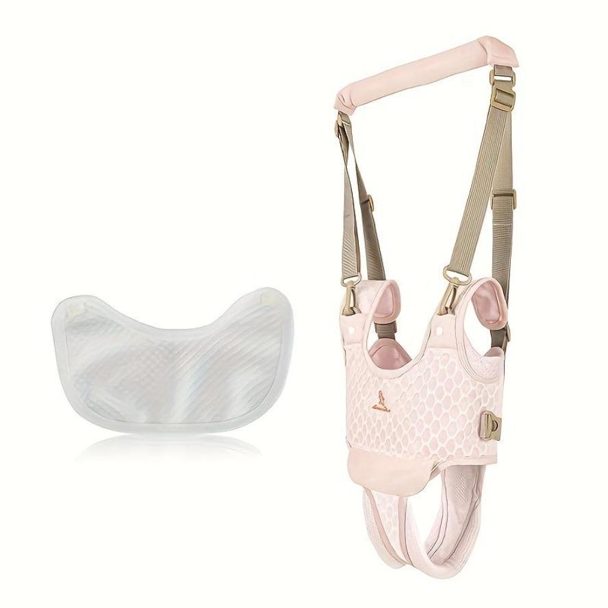 All-Season Breathable Vest-Style Pet Walking Helper Harness, Comfort Handheld Support Safety Harness with Sponge Handle Leash for Outdoor Walking, Pink/Green/Purple