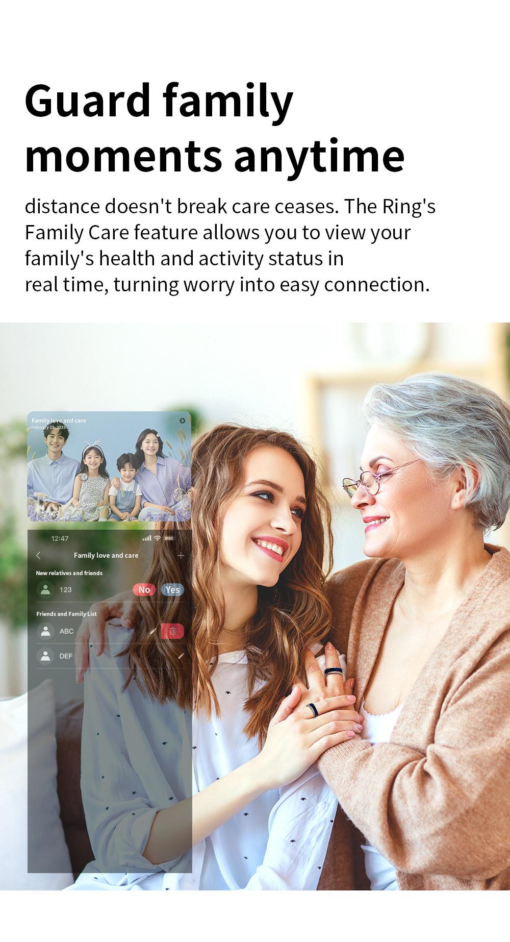 Stylish Smart Ring for Men And Women with Digital Display-Health Ring, Built-In Caller ID Function, Sleep, Exercise, Menstrual Cycle Recording, IP68 Fitness Ring, Fitness Tracker Ring, with Magnetic Charging Base Long Battery Life