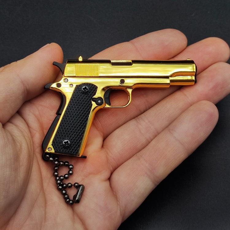 Scale Mini Colt M1911 Pistol Keychain M1911  Pistol Keychain, Hanging Decor