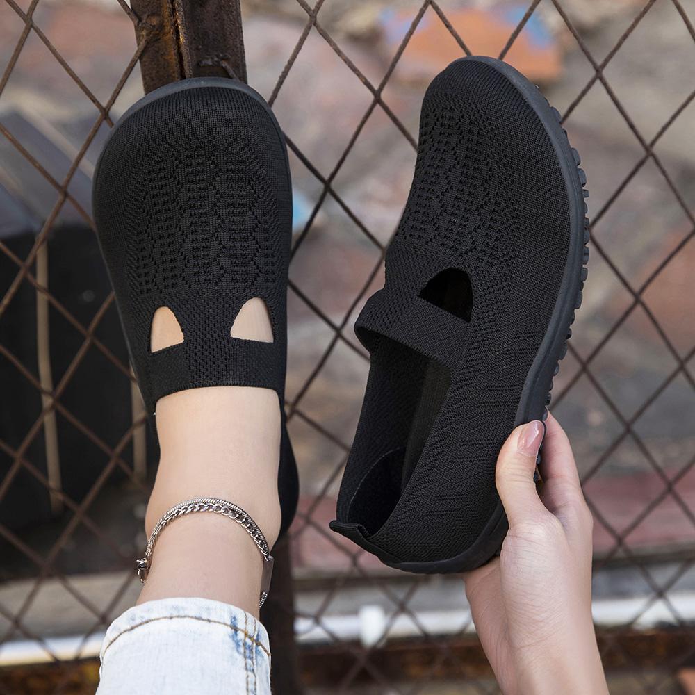 Ultra Light Women's Knit Slip On Flats Featuring Wide Toe Box Barefoot Design Zero Drop Sole and Breathable Material for Healthy Natural Foot Function Ultra Light Women's Knit Slip On Flats Featuring Wide Toe Box Barefoot Design Zero Drop Sole and Breathable Material for Healthy Natural Foot Function