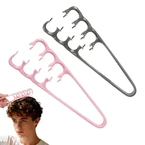 Texture Combs Men and Women,Volumizing Wide & Fine Tooth Hair Styling Comb,Anti-Frizz Fluffy Hairbrush,Curly Hair Comb Fluffy Volume,Suitable All Hair Types (Grey & Pink)