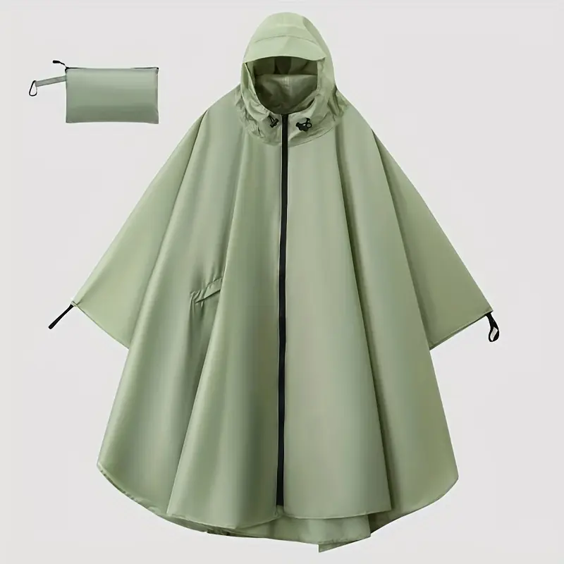 NEWOne-piece zipper hoodie and raincoat