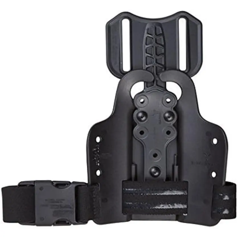 Drop Flex Adapter with Single Strap Leg Shroud for Gun Holsters