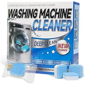 Household Cleaners Washing Machine Cleaner Tablets - Deep Cleans, Descaler for Front Load, Top Load Washers, HE Compatible, 24 Pack # mirror finish polish