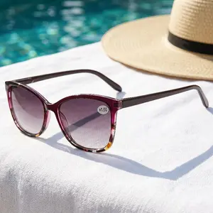 Bifocal Reading Sunglasses – Blue light and UV protection, spring hinges, comfortable large-frame design; unisex everyday eyewear.