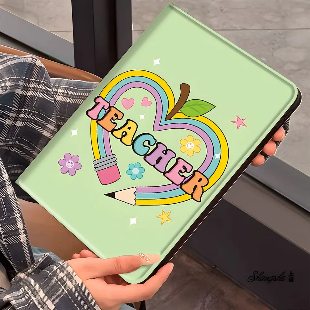 Aesthetic Pattern Book Style iPad Case,Auto Wake/Sleep,Pencil Slot & Charger Port,Full Body Shockproof & Scratch-Resistant,Fit 7.9/8.3/10.2/10.5/10.9/11/12.9/13 Inch,Teacher's Day gift,Idea Gift for Friends,Girls,Daily Use