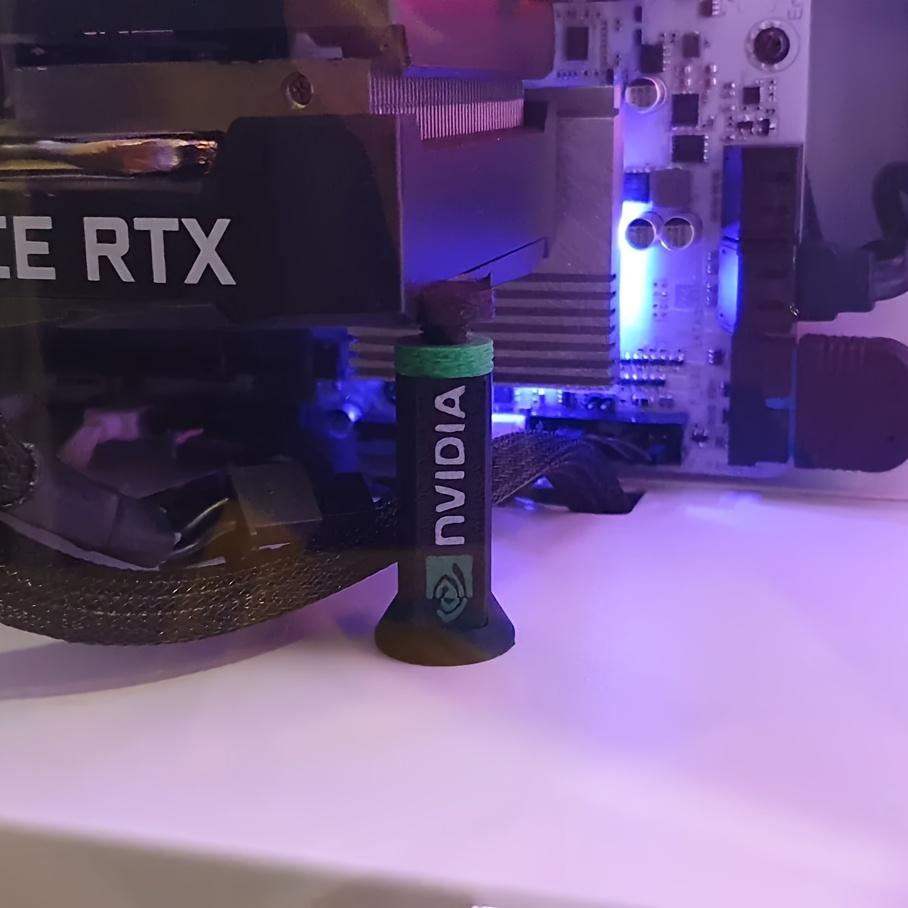 Universal Gpu Support Stand for Desktop Computers, Expandable Nvidia Graphics Card Protection Bracket, Monitor Anti-Tilt Stand