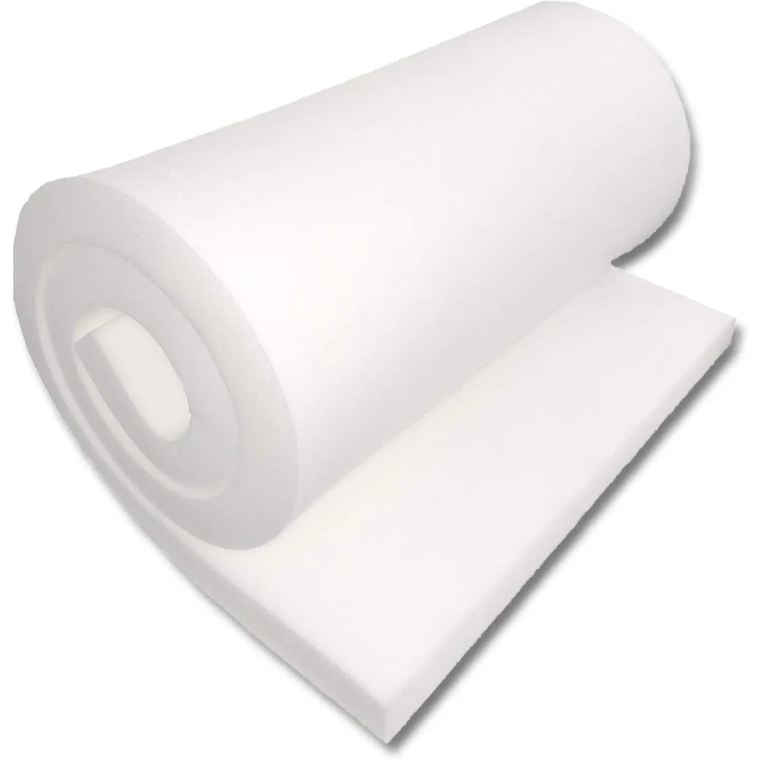 Upholstery Foam Cushion High Density 1" Height x 24" Width x 72" Length Made in USA