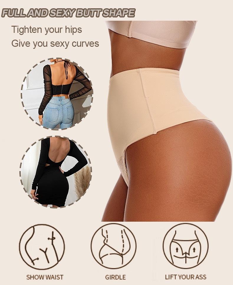Tummy Control Thong Shapewear for Women High Waist Shaping Underwear Seamless Body Shaper Panties Girdle Womens Thong Shapewear Mid to High Waisted Shaper Thong WN00 High Waist Shaping Pants Plus Size Lace Seamless Waist Shaper