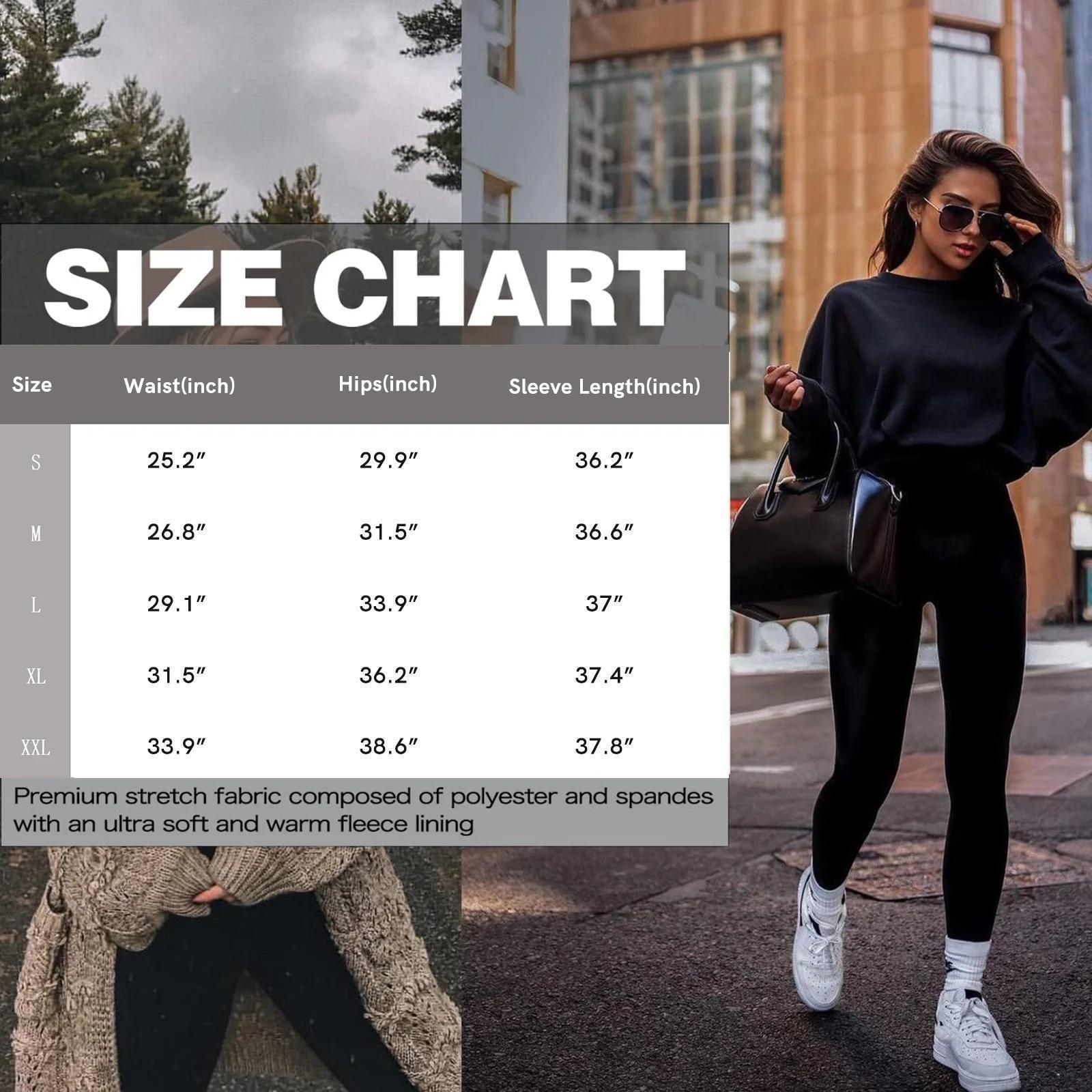 Thick Fleece Lined Warm Leggings High Waisted Tummy Control Leggings Winter Seamless Slimming Leggings