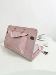 Cute Laptop Case, High-Style Universal Computer Bag, Compatible with Macbook, Lenovo, Dell, Hp, Asus, Xiaomi, Huawei, Lightweight, Office, Travel, School Use, Ideal Gift, Elegant Fashion, Cute Design, Suede Texture, Computer Sleeve, Laptop Bags