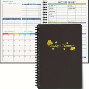 Budget Planner - Effectively Manage Your Money with a Monthly Finance Organizer, Finance Checklist Organizer And Expense Tracker Notebook, Undated Finance Planner/Account Book, A5 Size (8.6X5.9 Inch), 100Gsm Paper, Start Anytime