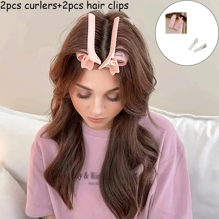 4pcs Heat-Free Root Lifter Clips, Reusable Hair Styling Tools, Heatless Styling Tools, Quick Volume Boost Hair Volumizer Tool for Women, Ideal for Travel & Office Use