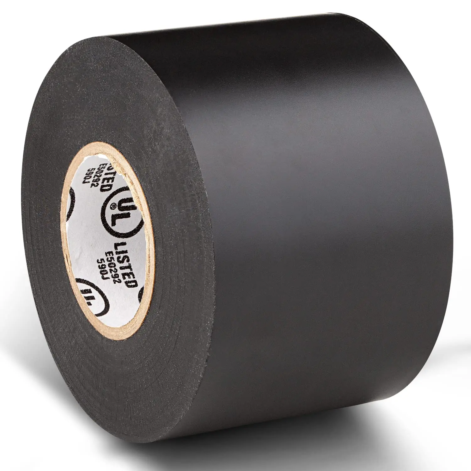 Wide Electrical Tape - Heavy Duty Thick Flame Retardant Black Electrical Tape, Industrial Grade  PVC Vinyl Roll, 2in x 66ft, 7 Mil, 600V - UL/CSA Listed