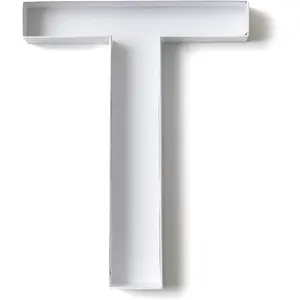 Fillable Cardboard Numbers and Letters Candy Box Handmade Marquee Letter T for Parties and Milestones 12" L x 1.5" W