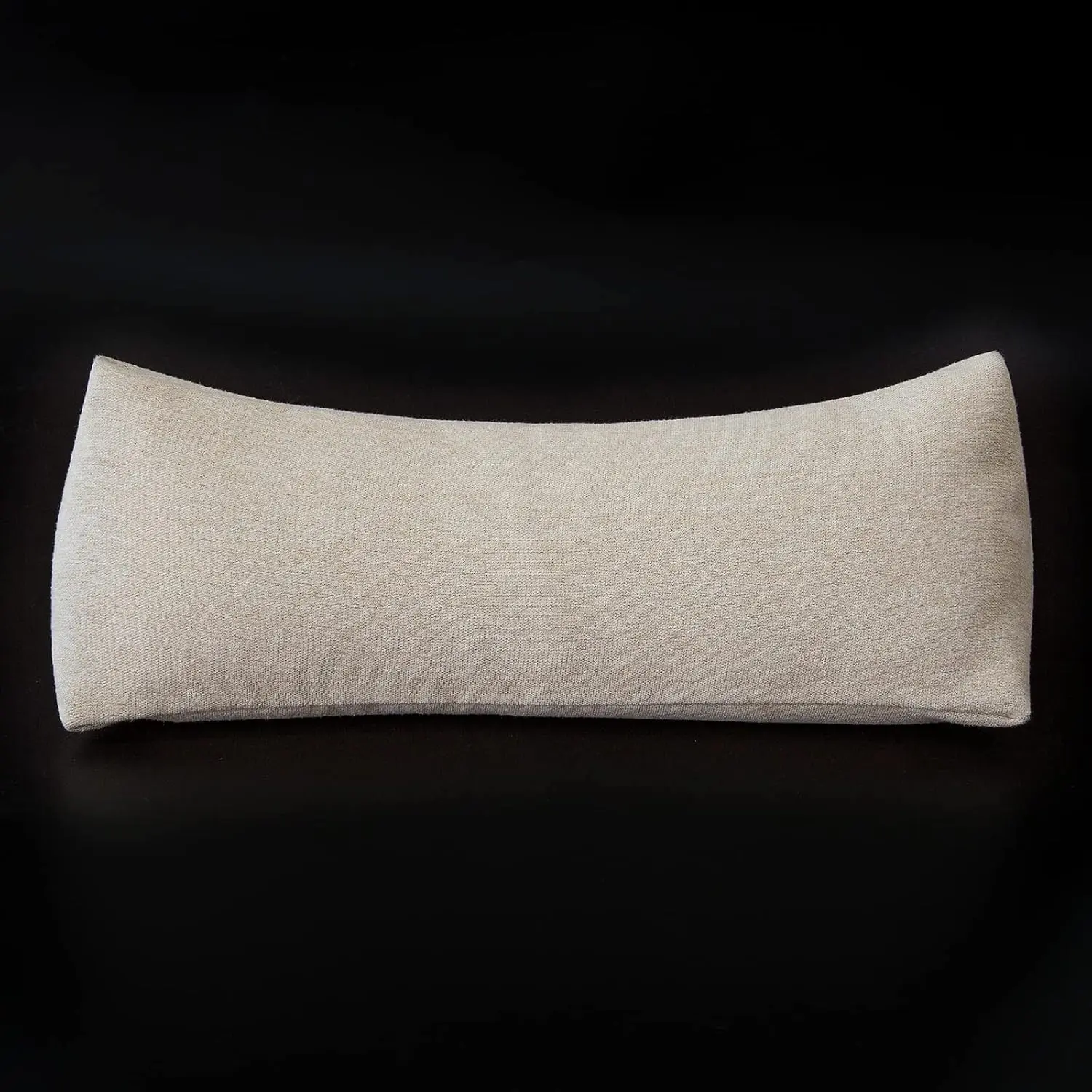 Buckwheat Neck Support Pillow Cervical Cylinder Bolster, Adjustable Buckwheat Hulls Roll Pillow for Neck Pain Relief, Back and Side Sleepers, Round Travel Pillow for Lunch Break, Beige, 6x15 InchGift