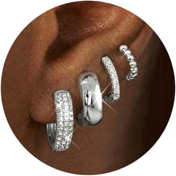 Silver Tone-Chunky