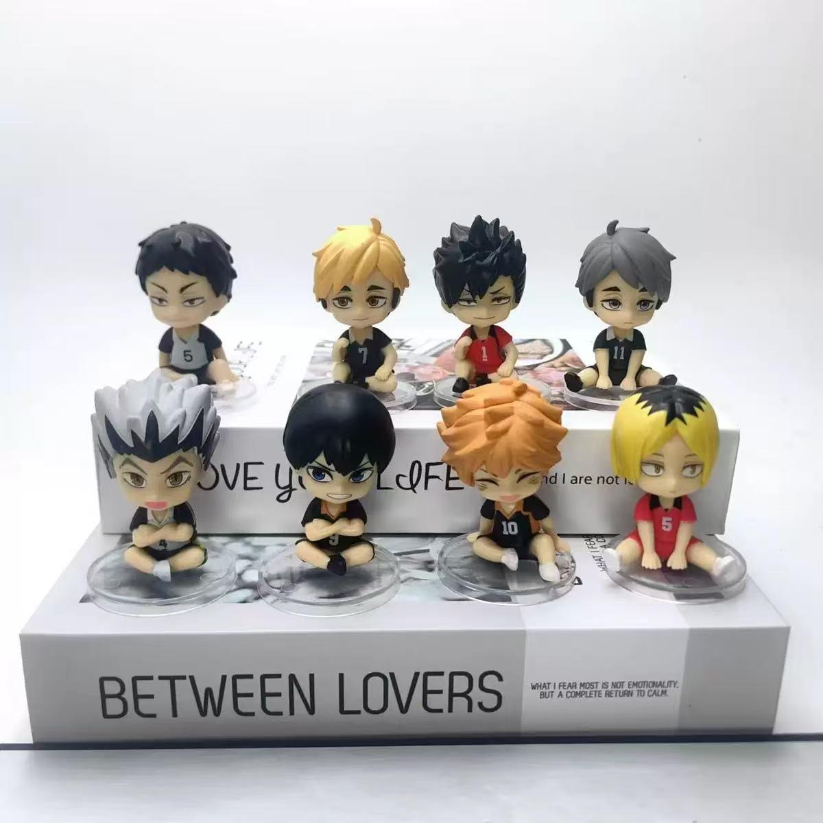 10CM Haikyuu Anime Nishinoya Yuu Hinata Shouyou Figure Suit Animation Model Toys Gifts Collection Decoration Ornaments PVC